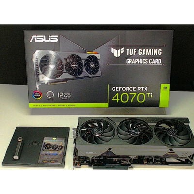 【前橋ｲﾝﾀｰｱｶﾏﾙ店】中古  ASUS TUF-RTX4070TI-12G-GAMING(RTX4070Ti 12G) 4540001517 