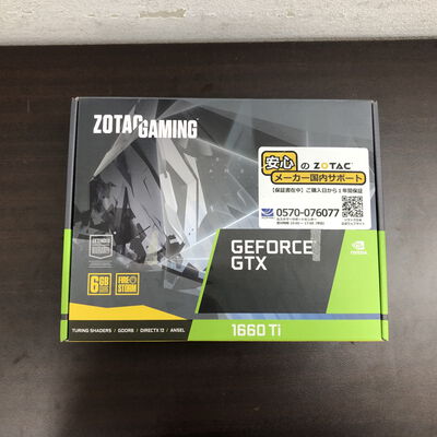 【福山ココローズ店】中古  ZOTAC ZT-T16610F-10L (GTX1660Ti 6G GDR6 GAMING ) 139075 