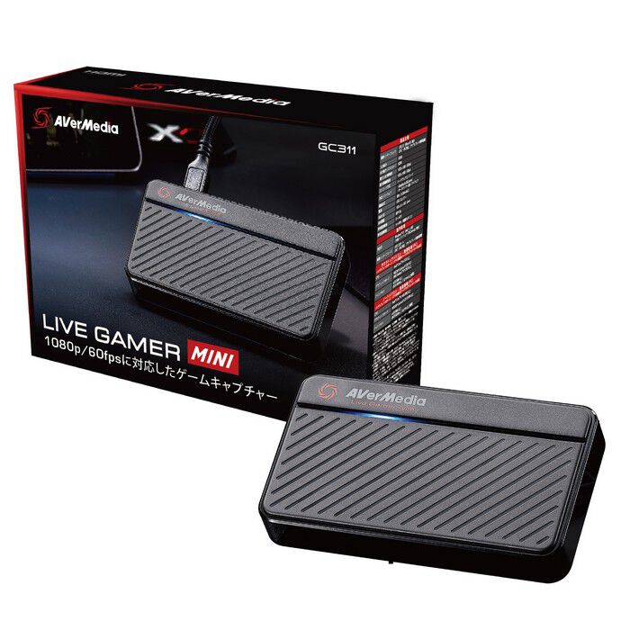 PC周辺機器 AVerMedia - Live Gamer Mini (GC311) GC311 1080p60 HDMI Capture Card for Streaming | AVerMedia