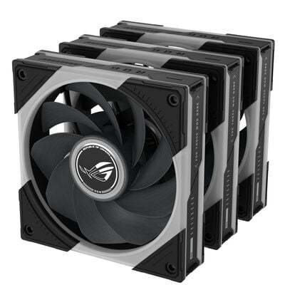 ASUS  ROG EURUX GR120 FAN ARGB REVERSE BLACK 3IN1 (120mm ブラック リバースファン 3個パック) 