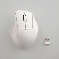 エレコム  M-SH30DBSKWH (無線抗菌静音マウス&ldquo;SHELLPHA&rdquo;チルト機能付き7ボタン ホワイト) 