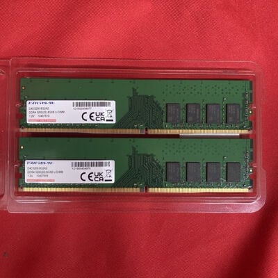 【千葉店】中古  8GB 2枚組(合計16GB) PC4-25600/DDR4-3200 デスクトップ用 190923 