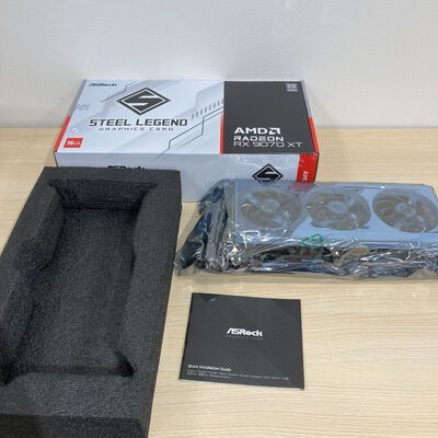 【静岡東瀬名店】中古  ASRock RX9070XT SL 16G Steel Legend 16GB (RX9070XT 16G) 176937 