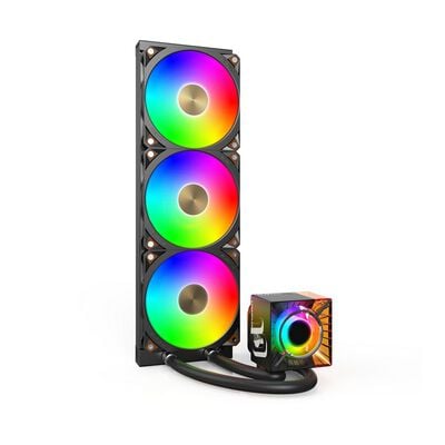 MONTECH  CyberFlow ARGB 360 Black (360mm ARGB ブラック) ドスパラ限定モデル 