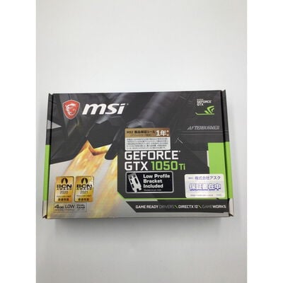 【座間相武台】中古  MSI GTX1050Ti 4GT LP(GTX1050Ti 4G GDR5 LP) 133569 
