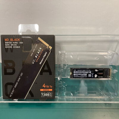 【富山本郷店】中古  W.D. SN850X WDS400T2X0E (2280 NVMe Gen4 4TB TLC) 1460025410 
