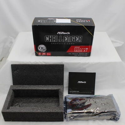 【通販センター】中古  ASRock Radeon RX5600XT Challenger D 6G OC (RX5600XT 6GB PCIE) 141935 