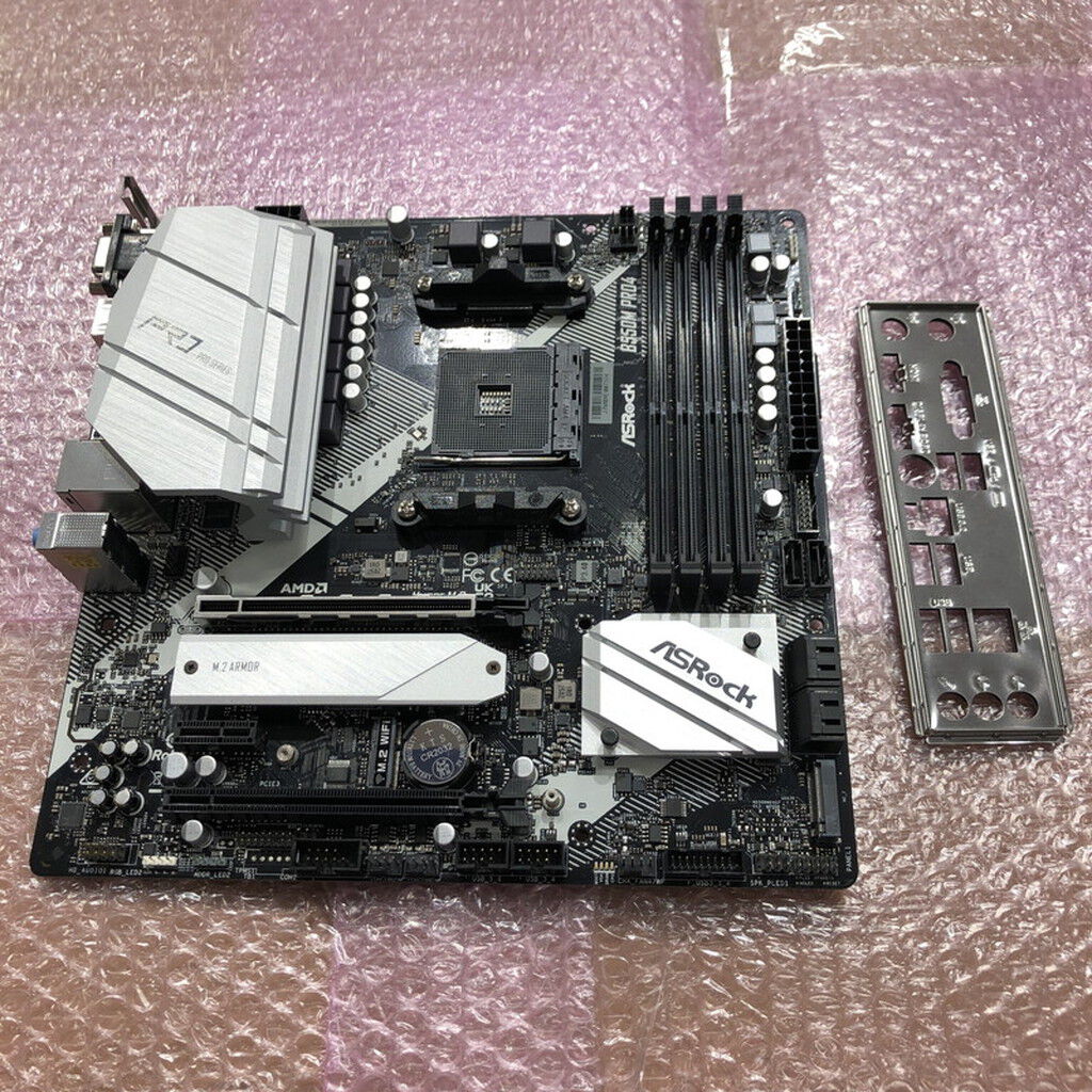中古 ASRock B550M Pro4 (B550 AM4 mATX DDR4) 142938 （351553