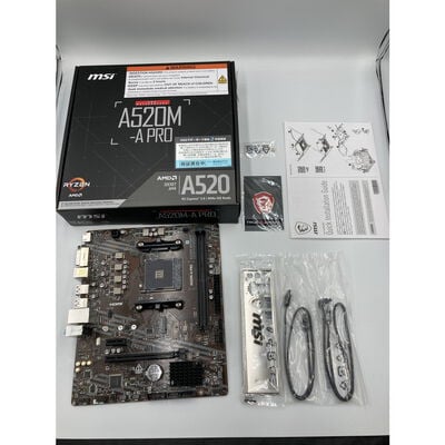 【水戸赤塚店】中古  MSI A520M-A PRO (A520 AM4 mATX DDR4) 143664 