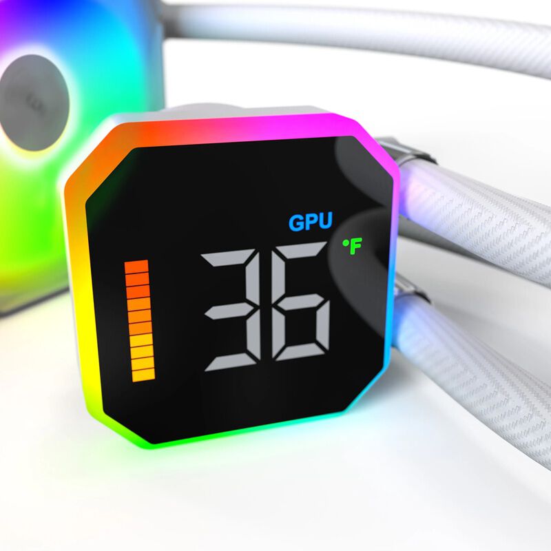 MONTECH HyperFlow Digital 360 White ｜ パソコン通販のドスパラ【公式】