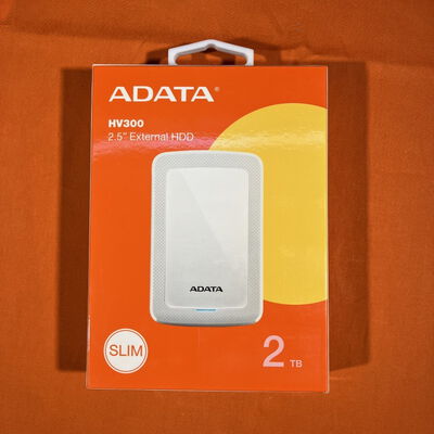 【なんば店】中古  ADT AHV300-2TU31-CWH-DP (USB3.2 ﾎﾟｰﾀﾌﾞﾙHDD 2TB) 3280021449 
