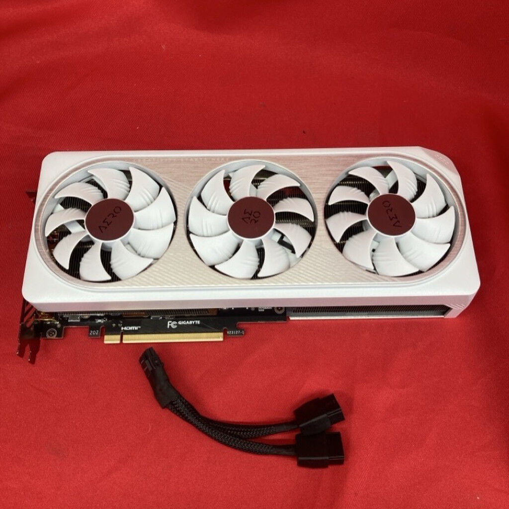 中古 GIGABYTE GV-N407SAERO OC-12GD (RTX4070 SUPER 12GB) 163387