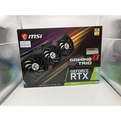 【仙台店】中古  MSI GeForce RTX 3060 Ti GAMING X TRIO (RTX3060Ti 8GB) 144192 