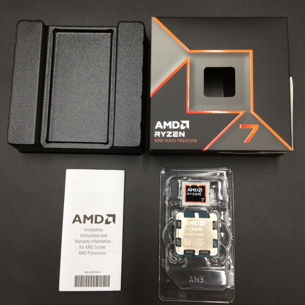 中古 AMD Ryzen 7 9700X (AM5/3.8GHz/40M/C8/T16/65W) 169022 （330248