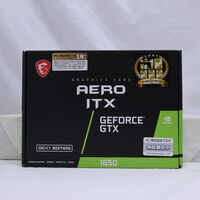 中古  MSI GeForce GTX 1650 AERO ITX 4G OCV1（GTX1650 4GB） 3480043280 