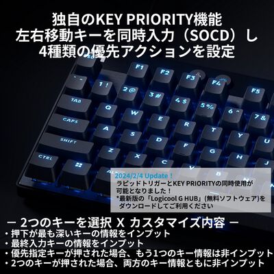 Logicool  PRO X TKL RAPID G-PKB-TKL-RTBK (ブラック) 
