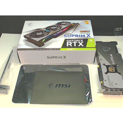 【前橋ｲﾝﾀｰｱｶﾏﾙ店】中古  MSI GeForce RTX 3080 Ti SUPRIM X 12G (RTX3080Ti 12GB) 146245 