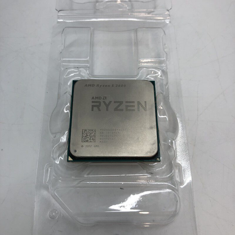 中古 AMD Ryzen 5 2600 (AM4/3.4/19M/C6/T12/65W) 137099 （401953