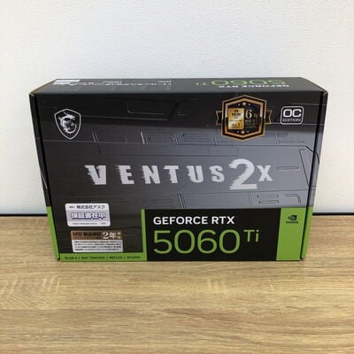 【津ラッツ店】中古  MSI GeForce RTX 5060 Ti 8G VENTUS 2X OC PLUS 4990001287 