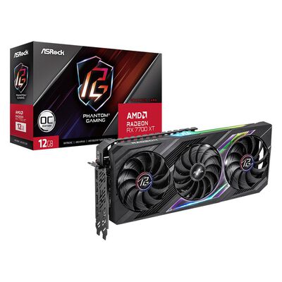 ASRock  Radeon RX 7700 XT Phantom Gaming 12GB OC (RX7700XT PG 12GO) 