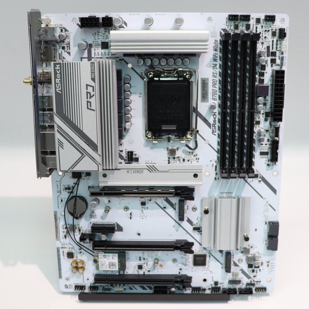 中古 ASRock B760 Pro RS/D4 WiFi White (B760 1700 ATX DDR4