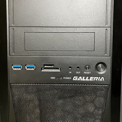 【大須店】中古  THIRDWAVE GALLERIA ZZ (i7 8700K/24GB/SSD500GB/HDD3TB/RTX2060 6GB/DVDマルチ/W10H) 173455 