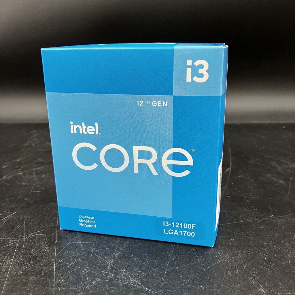 中古 INTEL Core i3 12100F (1700/3.3G/12M/C4/T8) 148617 ｜ パソコン