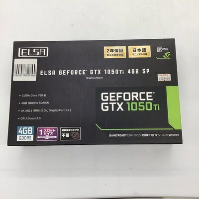 【堺七道店】中古  ELSA GD1050-4GERSPT (GTX1050Ti 4G GDR5 SP) 133561 