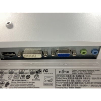 【仙台店】中古  Fujitsu VL-E22-8T　21.5インチ　ワイドモニター　1920ｘ1080（ＦＨＤ） 3240009804 