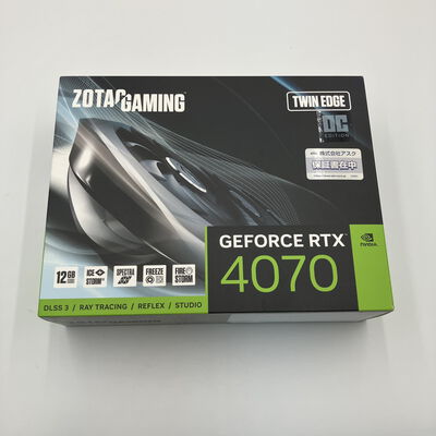 【なんば店】中古  ZOTAC ZT-D40700H-10M (RTX4070 12GB) 157125 