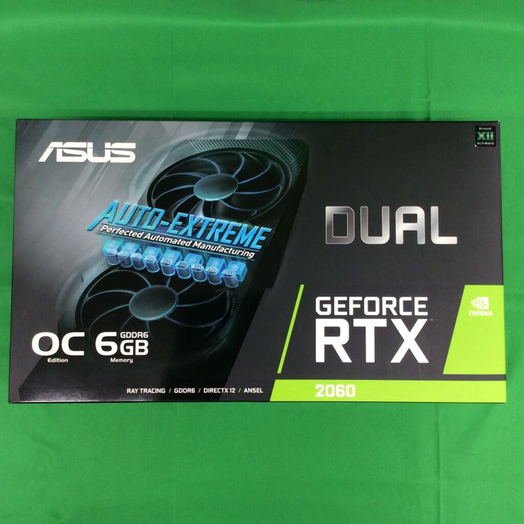 ASUS DUAL-RTX2060-6G-EVO（中古） 中古 ASUS DUAL-RTX2060-O6G-EVO (RTX2060 6G) 3170006783 ｜ パソコン