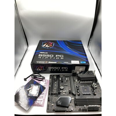 【水戸赤塚店】中古  ASRock B550 PG Riptide (B550 AM4 ATX DDR4) 4680002483 
