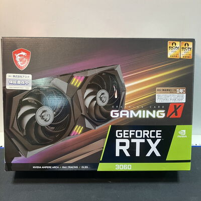 【大宮店】中古  MSI GeForce RTX 3060 GAMING X 12G (RTX3060 12GB) 144776 