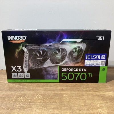【富山本郷店】中古  INNO3D N507T3-16D7-176068N (RTX5070Ti 16GB) 4760001760 