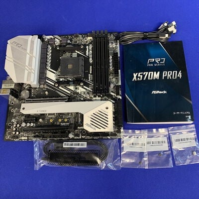 【横浜駅前店】中古  ASRock X570M Pro4 (X570 AM4 mATX DDR4) 140060 