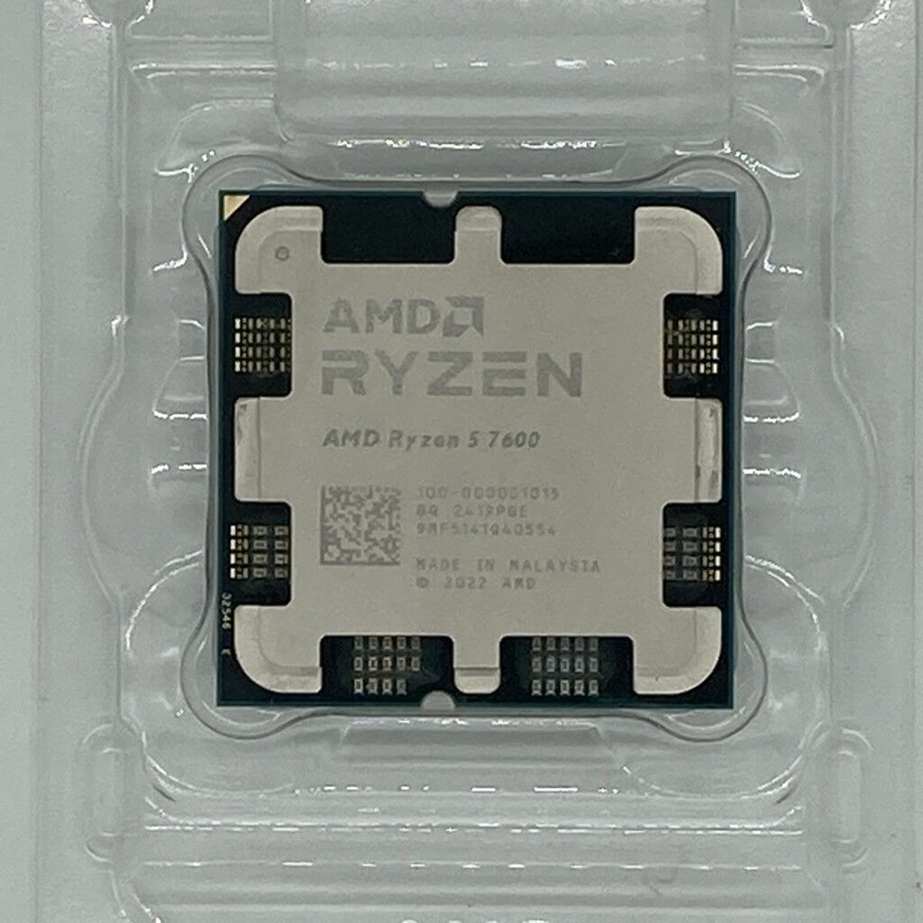 中古 AMD Ryzen 5 7600 (AM5/3.8GHz/38M/C6/T12/65W) 154484