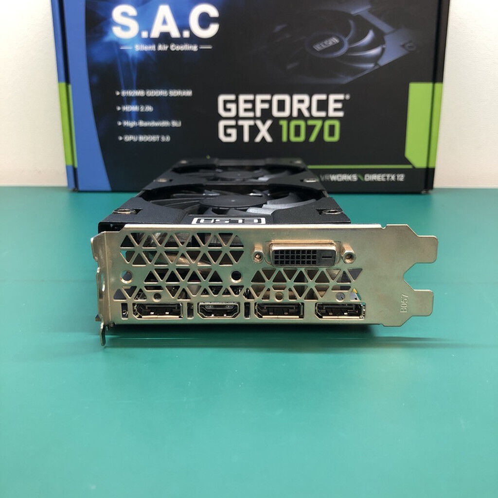NVIDIA GeForce GTX 1070 8GB 中古品 中古 ELSA GeForce GTX 1070 8GB S.A.C 4990000880 ｜ パソコン