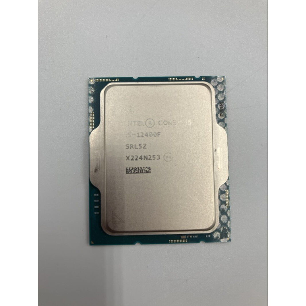 Intel Core i5-12400F CPU 中古 12th Gen Intel Core i5-12400F LGA 1700 CPU Alder Lake 6-Core