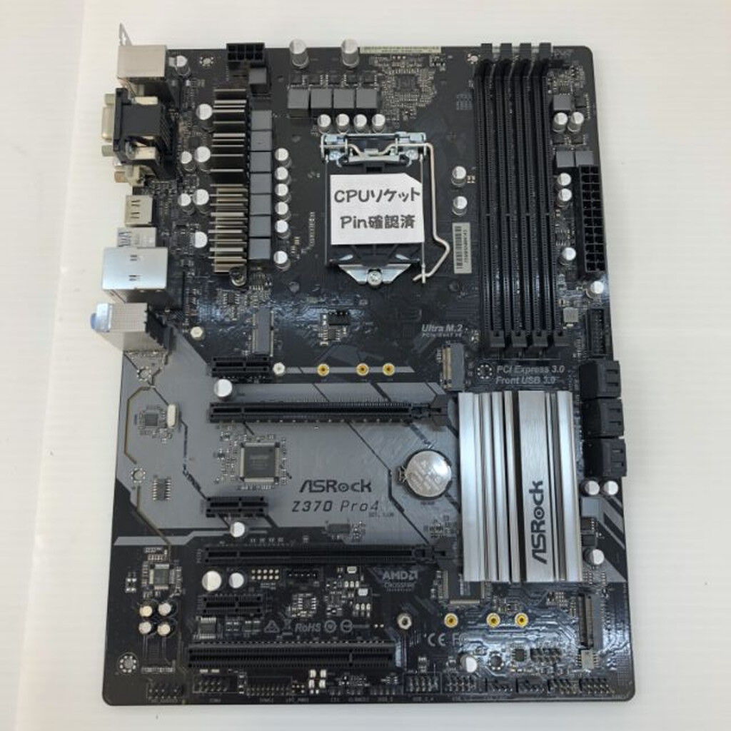 中古 ASRock Z370 Pro4 (Z370 1151 ATX DDR4) 136208 （374041