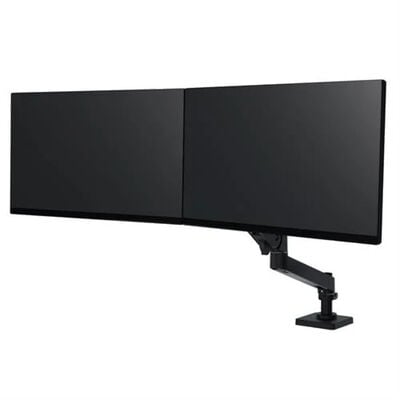 Ergotron  LX Pro デスクデュアルダイレクトアーム 45-684-292 (デュアルモニターマウント ブラック) 