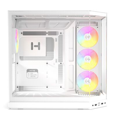 HYTE  Y50 RGB Snow White (E-ATX ガラスパネル ホワイト) 