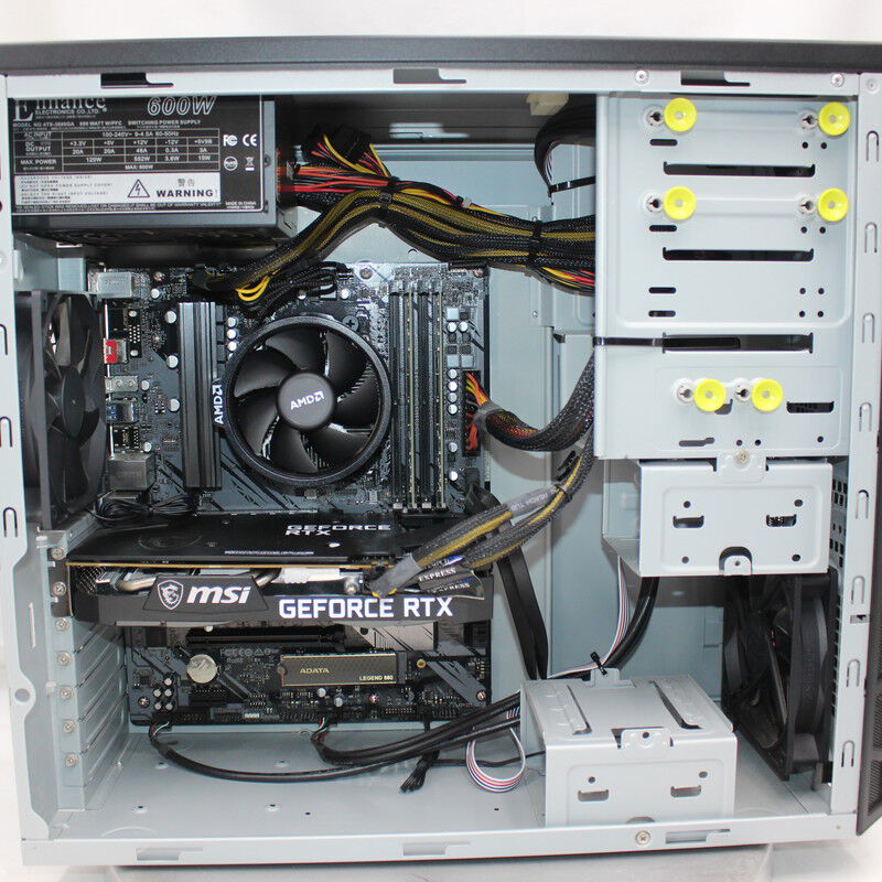 フロンティアBPO Ryzen 5 5600X RTX3060 メモリ16GB 中古 インバースネット FRONTIER(AMD Ryzen 5 5600X/16GB DDR4 (PC4