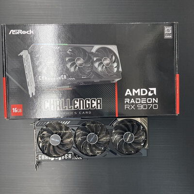 【広島店】中古  ASRock RX9070 CL 16G Challenger (RX9070 16G) 176953 