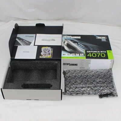 中古  ZOTAC GAMING GeForce RTX 4070 Twin Edge OC ZT-D40700H-10M（RTX 4070 12GB） 3480033706 