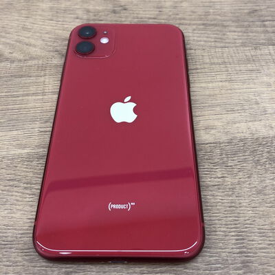 【宇都宮鶴田店】中古  【SIMロック解除済み】【docomo】 Apple iPhone11 128GB (PRODUCT)RED MHDK3J/A 新パッケージ版 155696 
