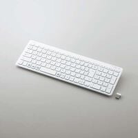 エレコム  TK-FDP099TWH (無線超薄型コンパクトキーボード ホワイト) 