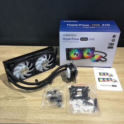 【松山環状枝松店】中古  MONTECH HyperFlow ARGB 240 (B)(1150-2066 AM3-5) 4560001724 