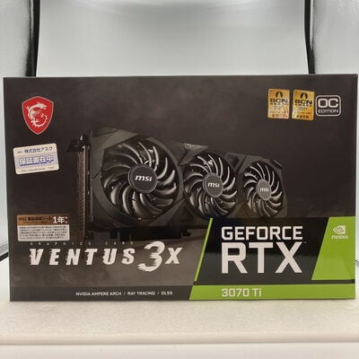【新潟店】中古  MSI GeForce RTX3070Ti VENTUS 3X 8G OC(RTX3070Ti 8GB) 3290006984 