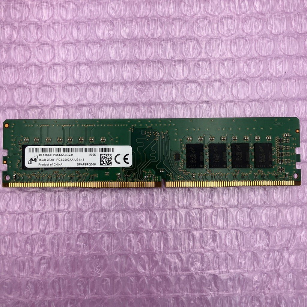 中古 PC4-25600 16GB デスクトップ用(DDR4-3200) 140728 （374367