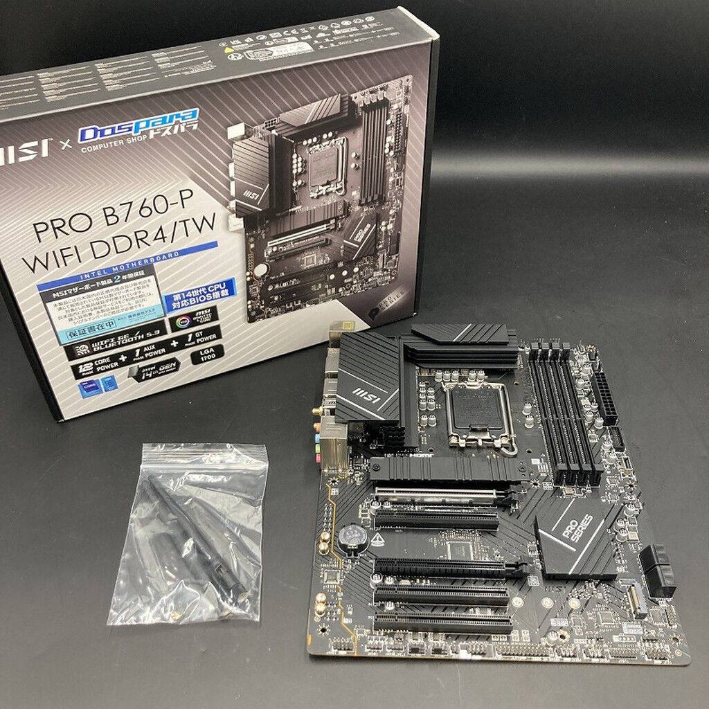 中古 MSI PRO B760-P WIFI DDR4/TW (B760 1700 ATX DDR4